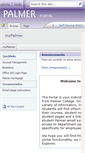 Mobile Screenshot of portal.palmer.edu