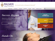 Tablet Screenshot of palmer.edu