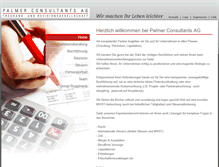 Tablet Screenshot of palmer.ch